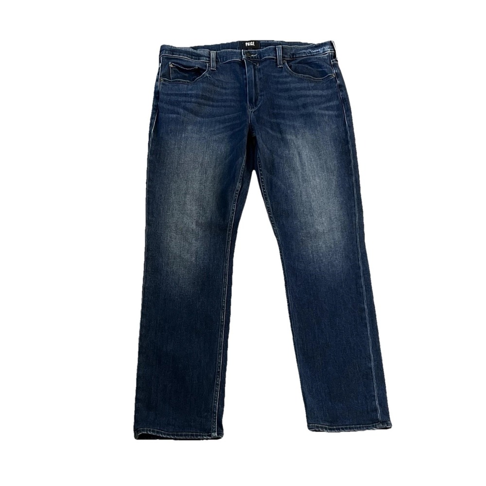 PAIGE Federal Jeans Mens 36x30 Dark Wash Straight Leg‎ Stretch Denim